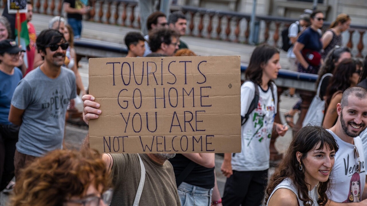 Barcelona protest