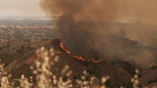 Kalifornia požiar oheň les
