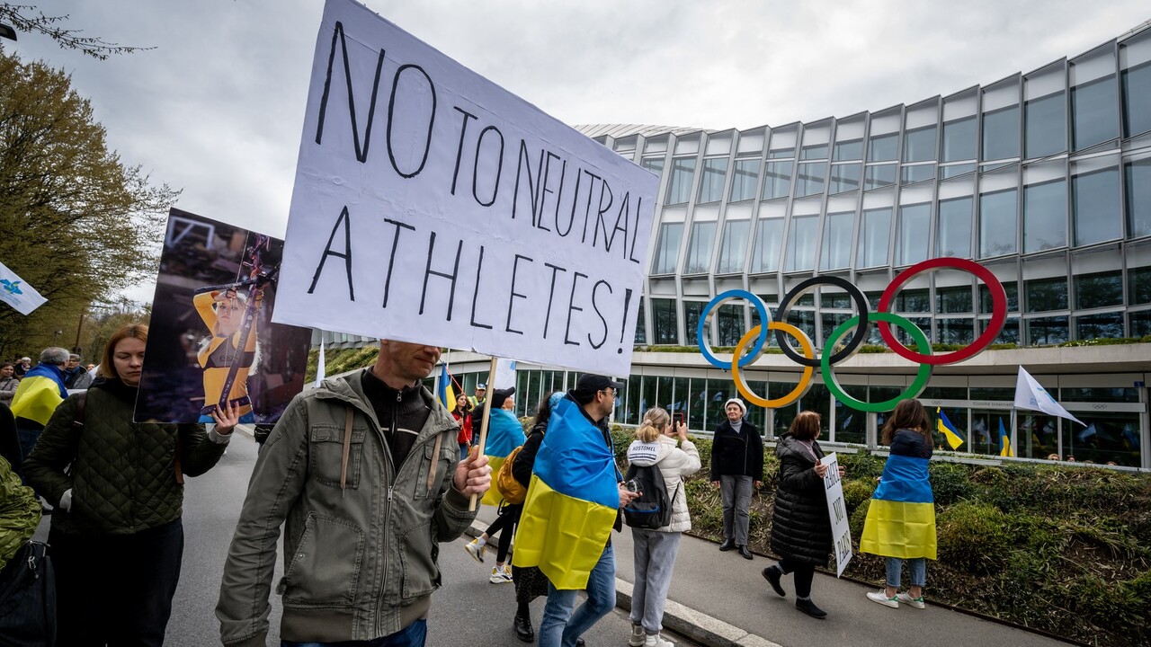 olympiáda OH2024 protest Ukrajina