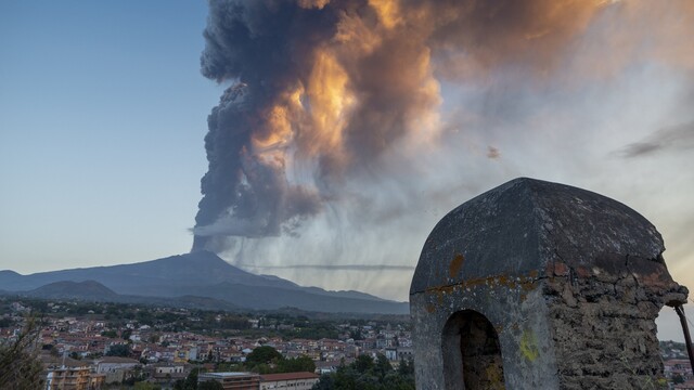 Etna sopka 