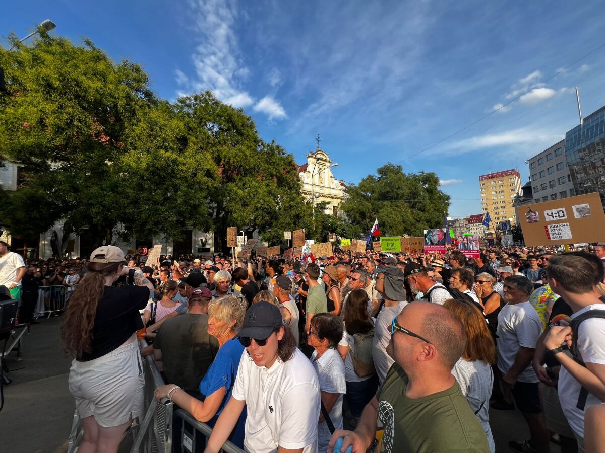 protest opozícia 