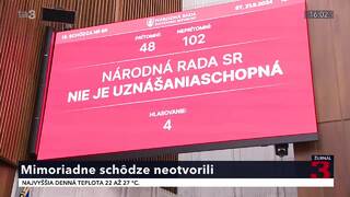 Mimoriadne schôdze parlamentu ostávajú neotvorené. Ďalší pokus bude na jeseň