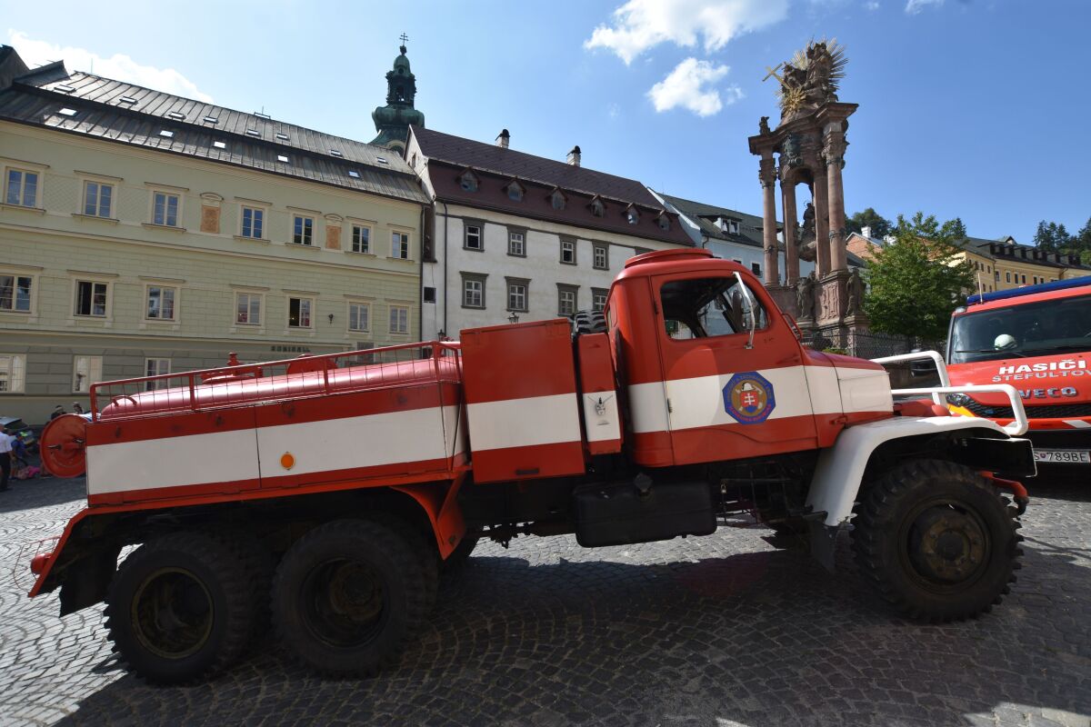 Banska Štiavnica dobrovolni hasiči technika