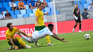 Slovan dostal po oslave studenú sprchu. Futbalisti prvýkrát prehrali v novom ročníku Niké ligy