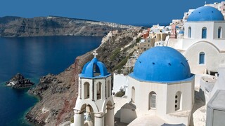 Santorini Grécko