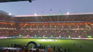 FOTO/VIDEO: Slovan síce v Glasgowe prehral, ale atmosféra bola vynikajúca. Pozrite sa, ako burácal dav