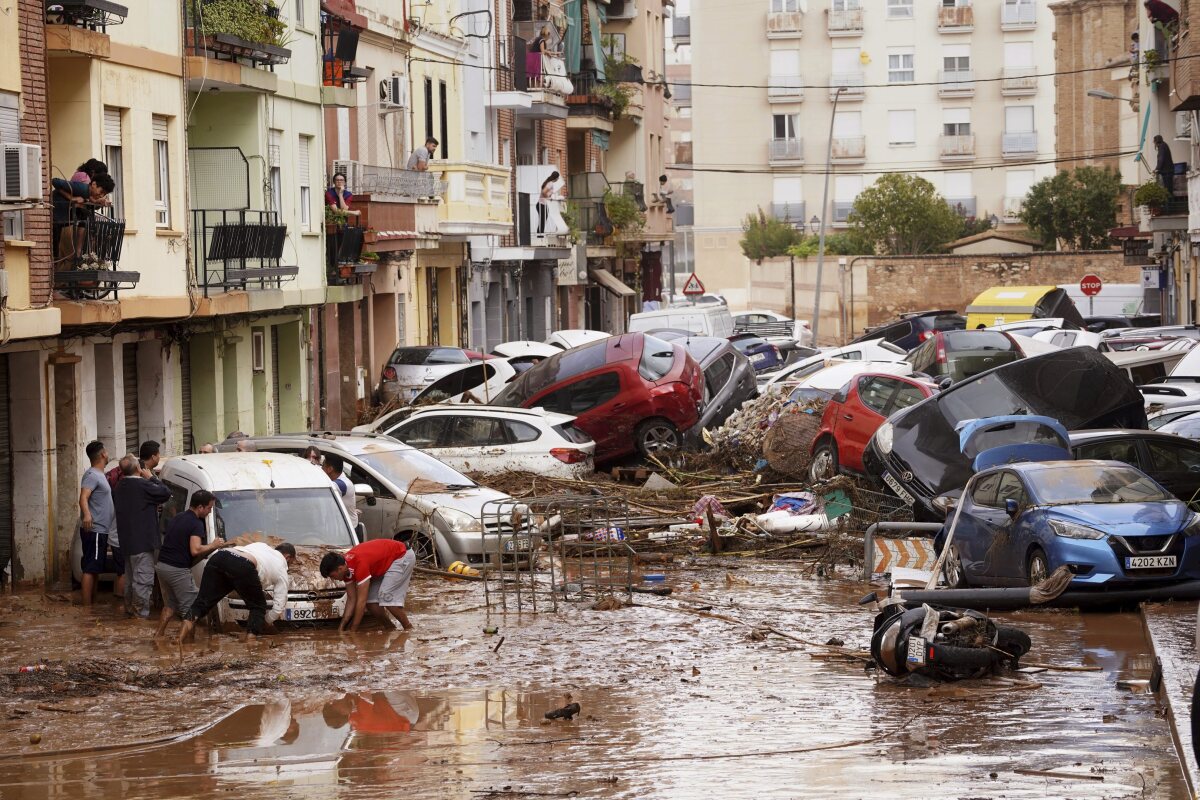 Záplavy v španielskej Valencii