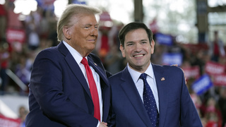 Donald Trump a Marco Rubio