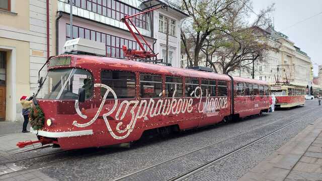 vianočná električka