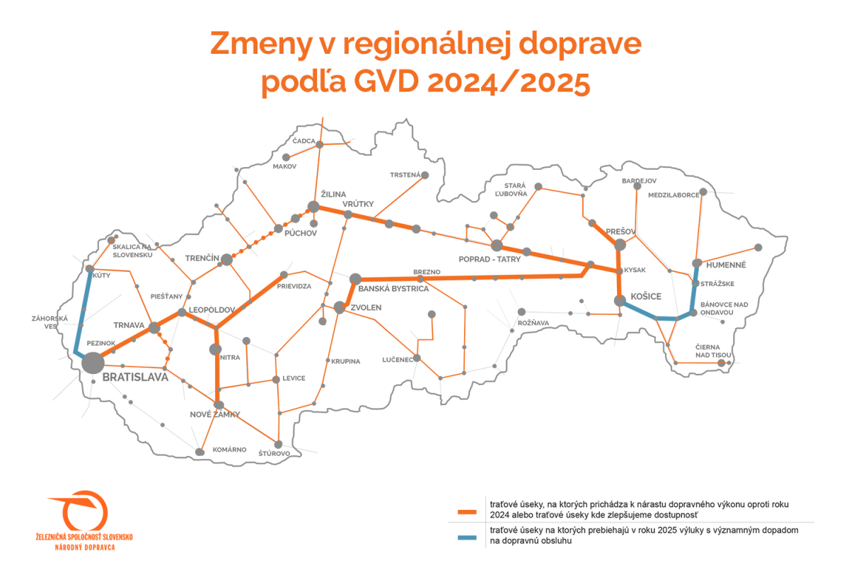 Zmeny v regionálnej doprave