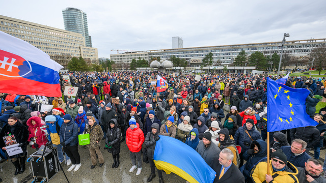 Protest Fico Moskva