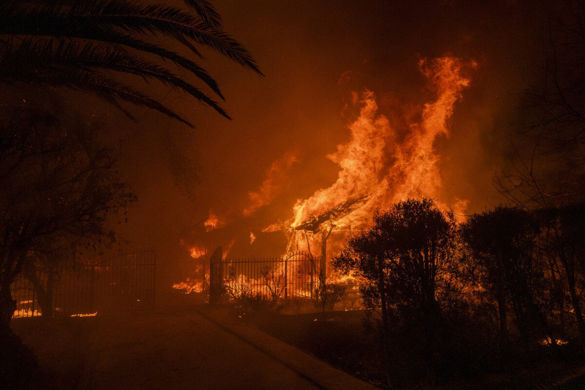 požiar, Los Angeles