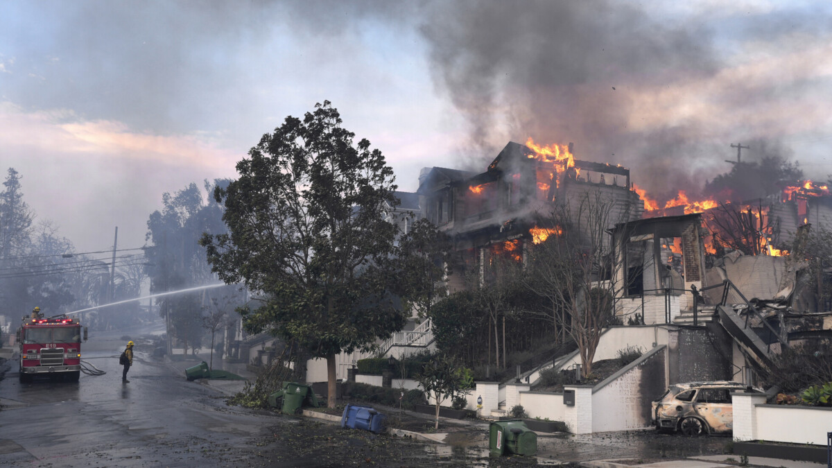 požiar, Los Angeles