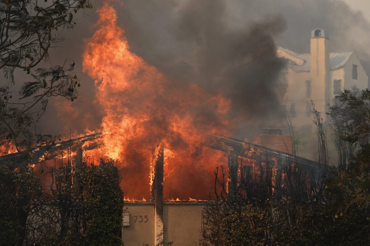 požiar, Los Angeles