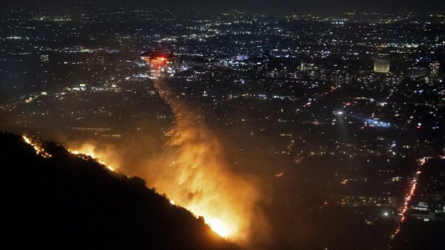 požiar, Los Angeles