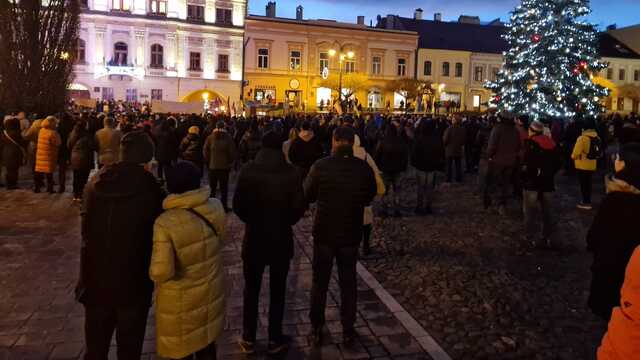 Prešov, protest