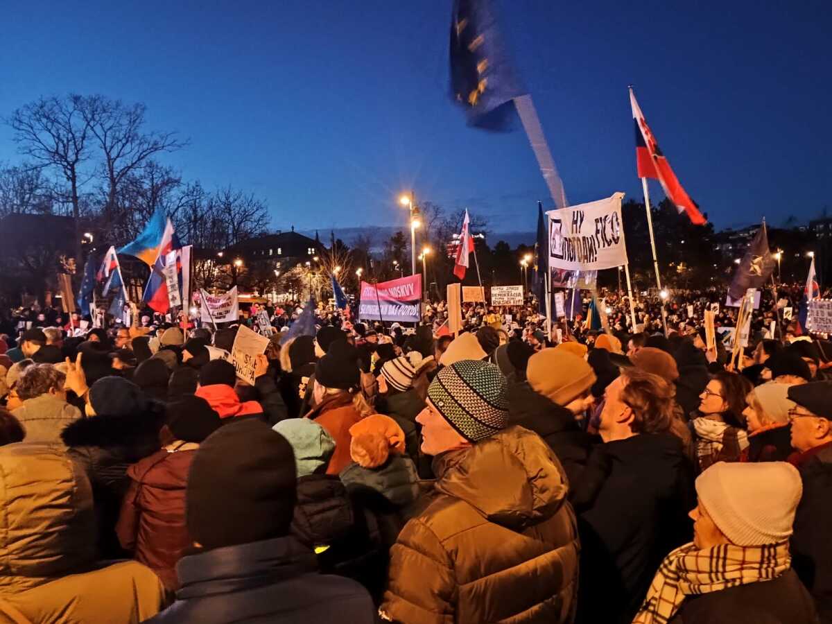 protest Bratislava