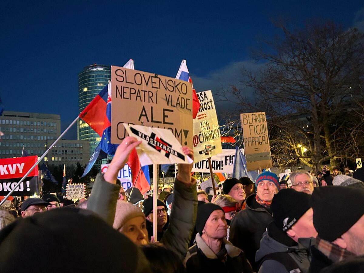 protest Bratislava