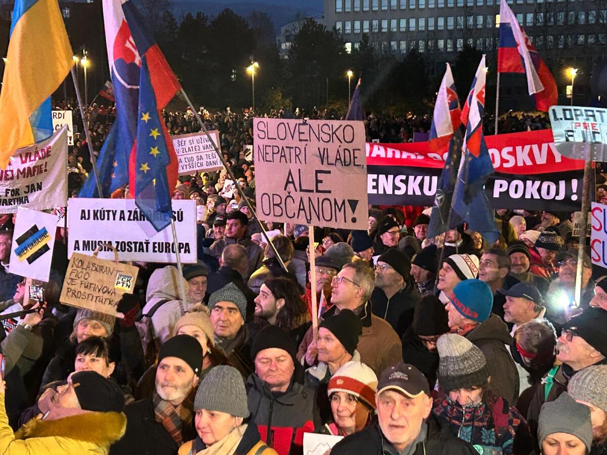 protest Bratislava