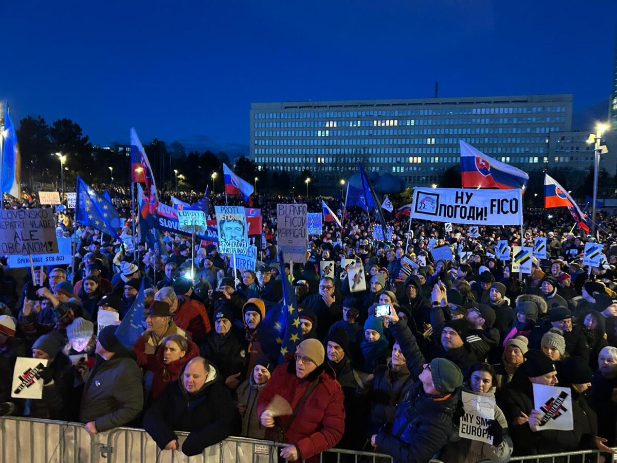 protest Bratislava