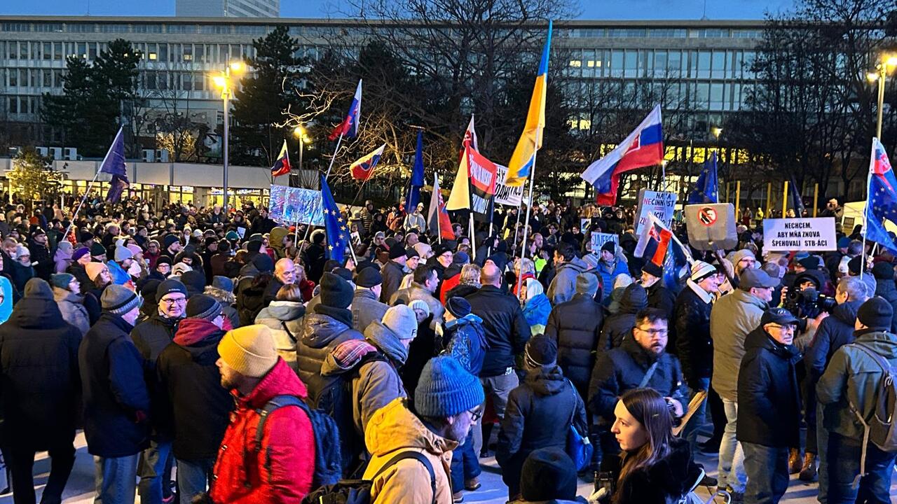 protest Bratislava