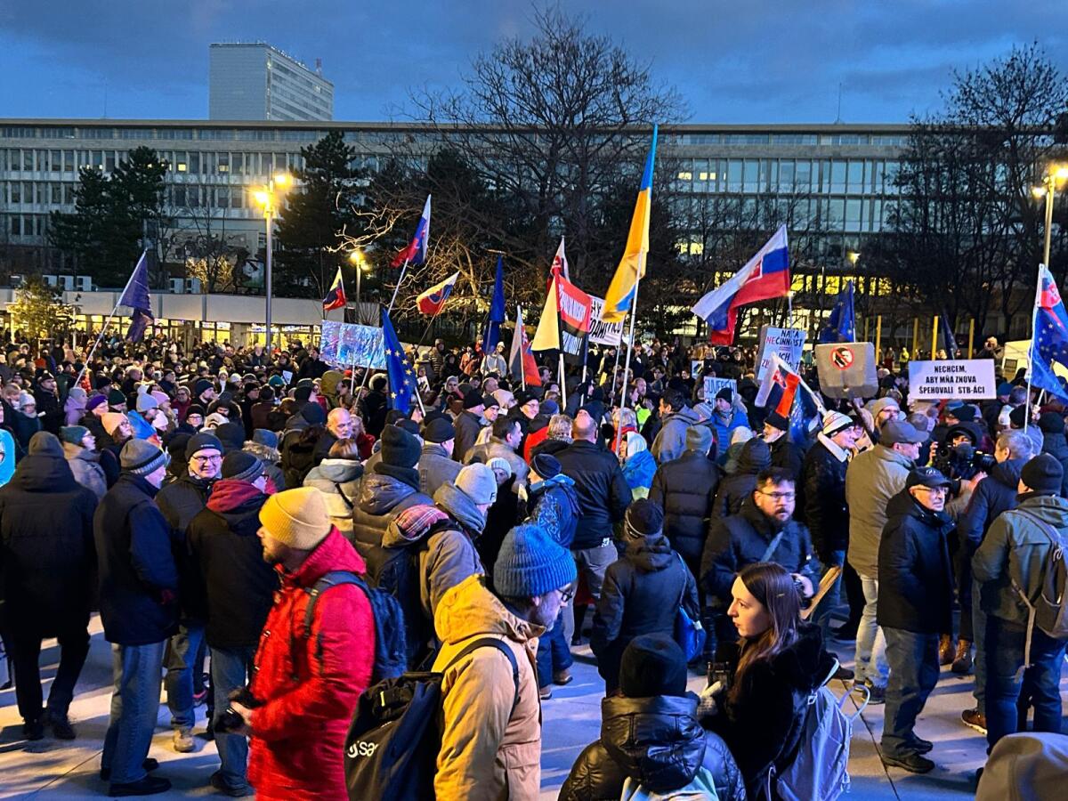 protest Bratislava