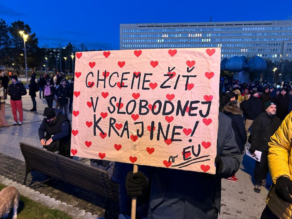 protest Bratislava