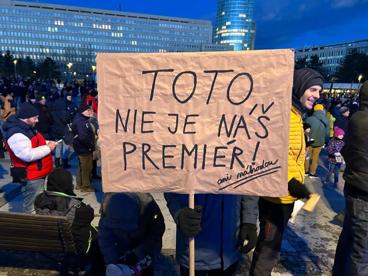 protest Bratislava