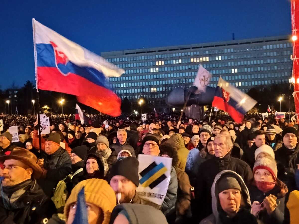 protest Bratislava