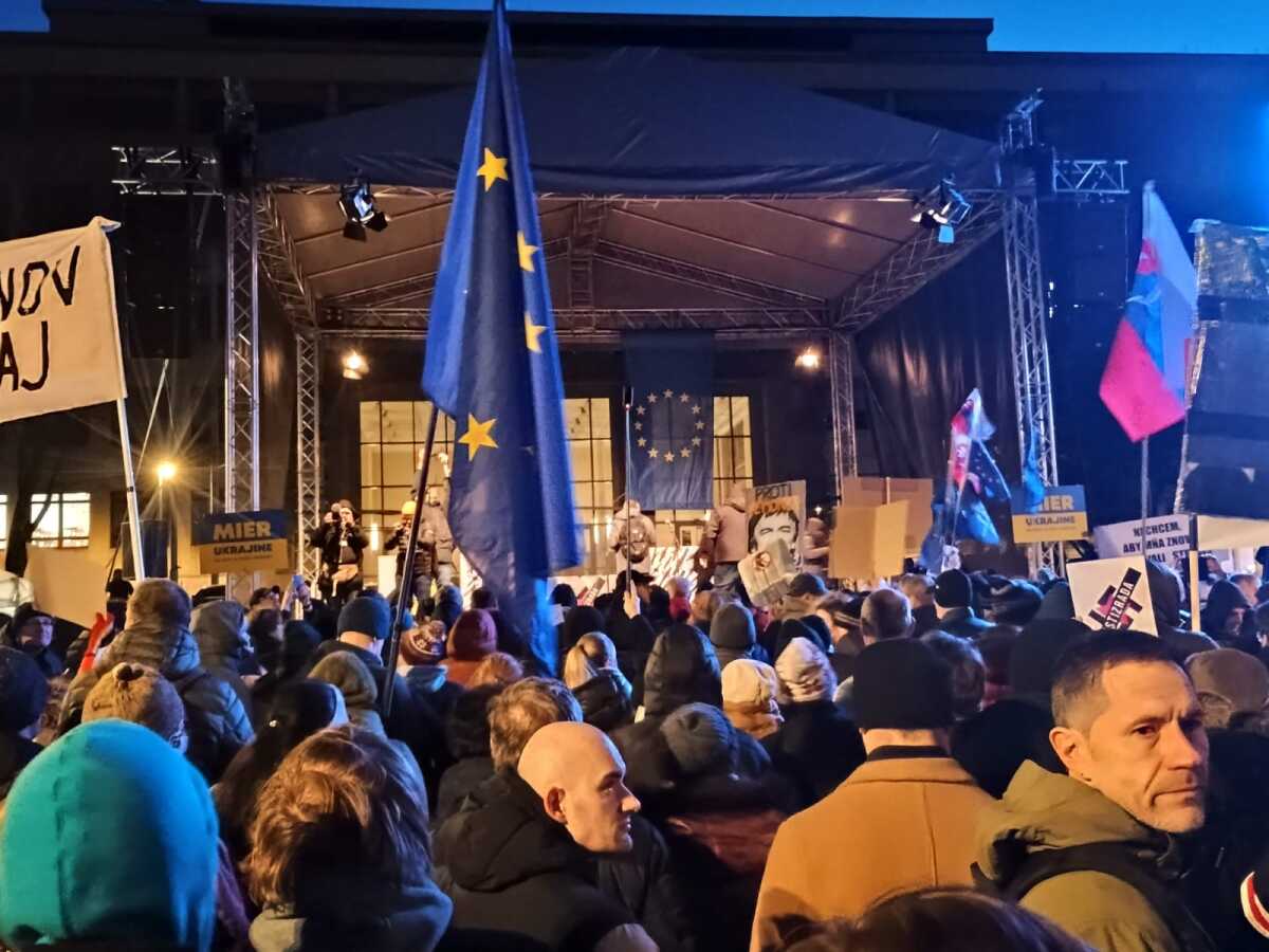 protest Bratislava