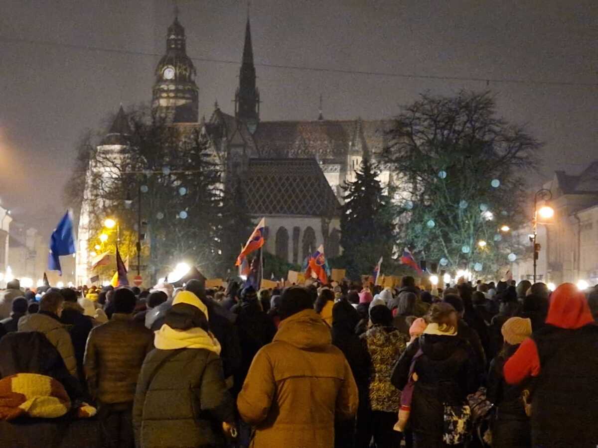 protest košice