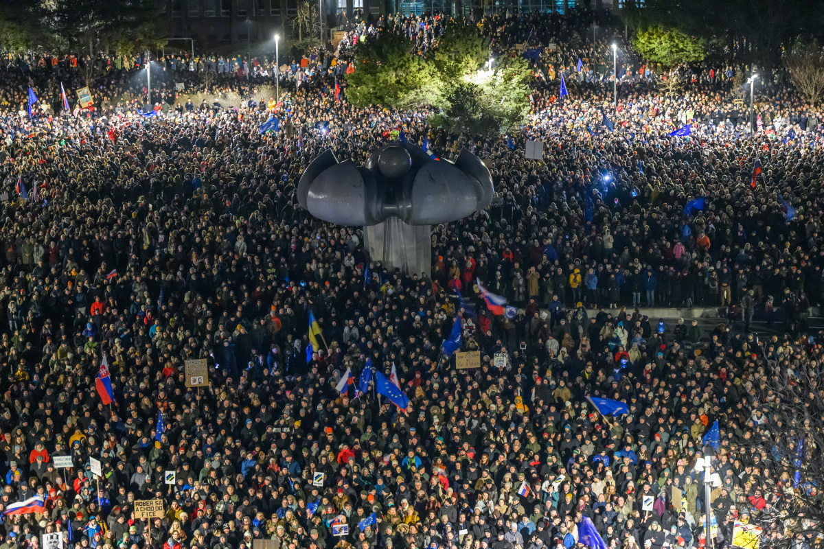 Bratislava protest