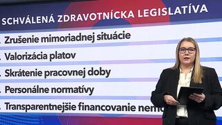 Parlamentom prešli zdravotnícke zákony. Zhrnuli sme, čo obsahuje dohoda vlády a odborárov