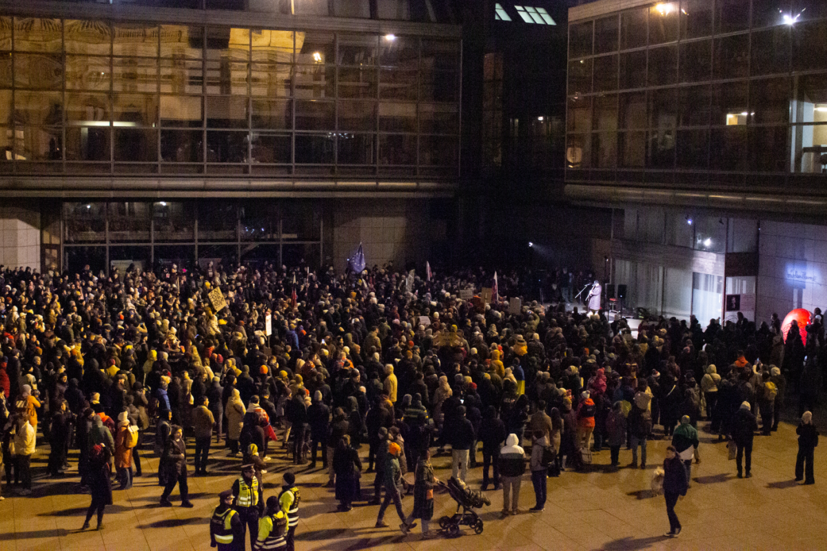 protest praha