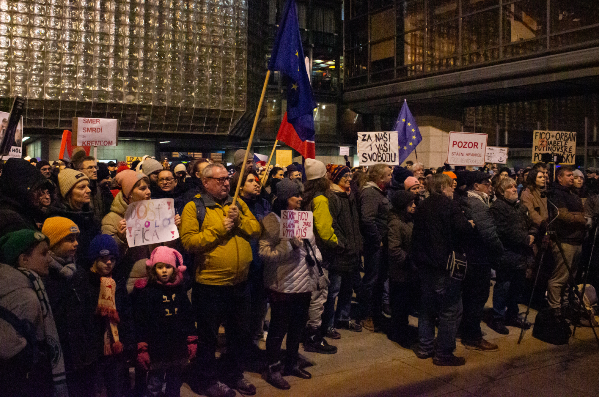 protest praha