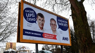 Babiš česko predvolebná kampaň bilbord