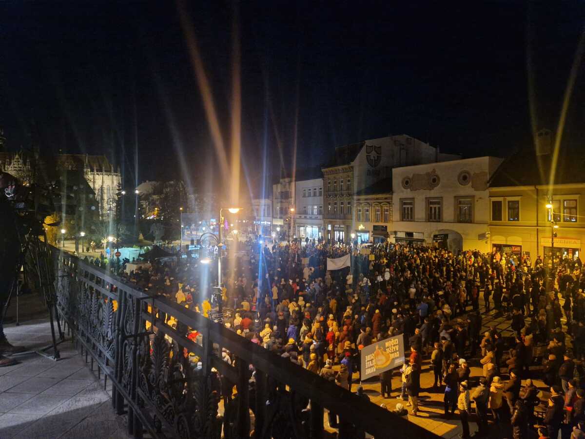 košice protest