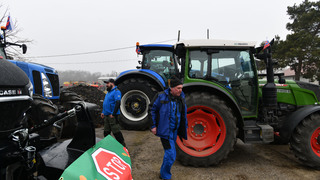 protest traktory hranice farmári