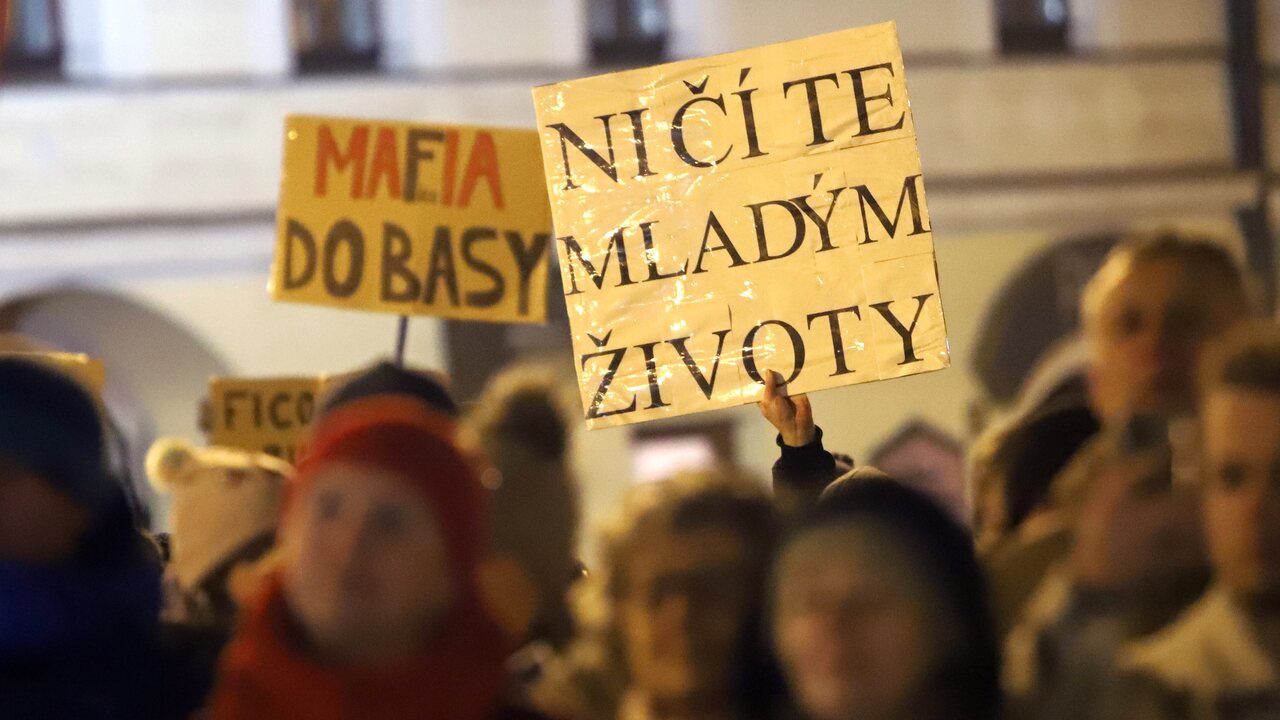 protest Banská Bystrica