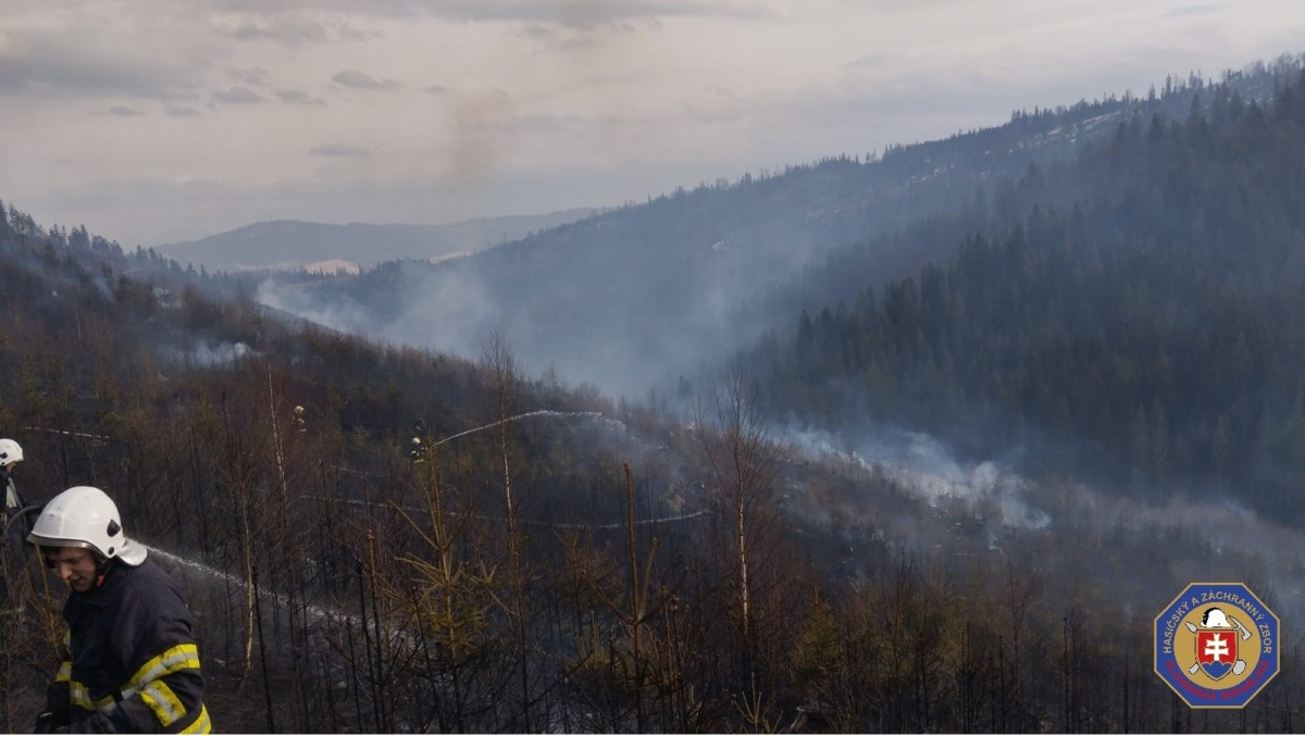 Požiar Orava