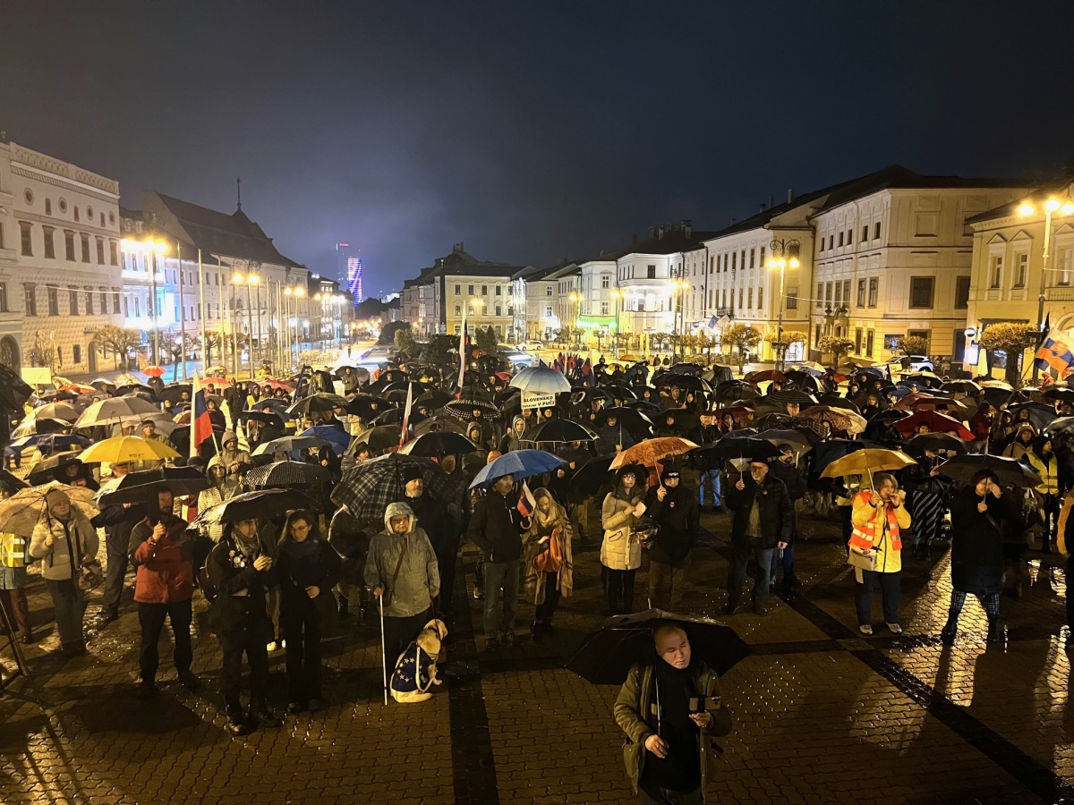 Protest v Banskej Bystrici