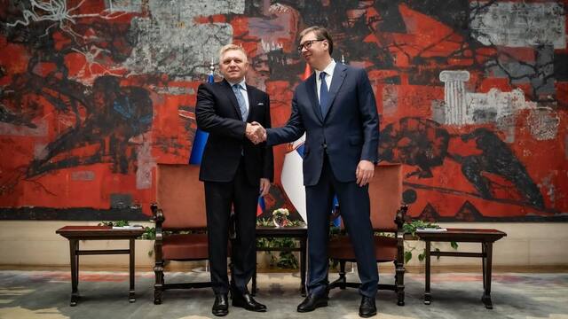 Robert Fico, Srbsko