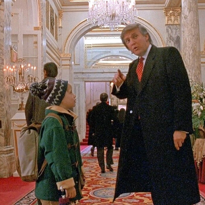 Trump Sám doma