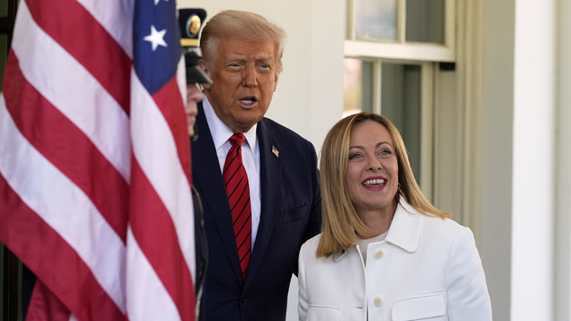 Trump Meloniová