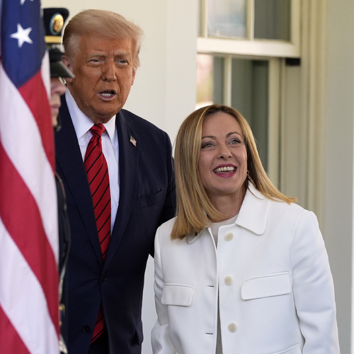 Trump Meloniová
